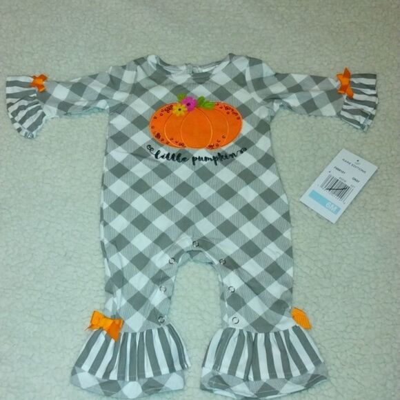 Rare Editions Pumpkin Fall Halloween Outfit - Picture 1 of 6